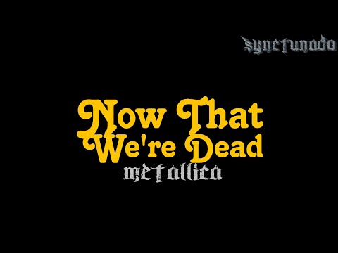 NOW THAT WE'RE DEAD [ METALLICA ] KARAOKE | MINUS ONE