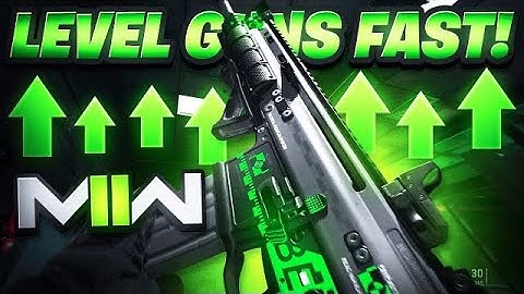 MAX LEVEL IN 20 MINUTES! MOST OP WEAPON XP METHOD in Modern Warfare 2! (Level Up Guns Fast MW2)