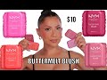 New nyx buttermelt powder blushes review  2 day wear test oily skin  magdalinejanet