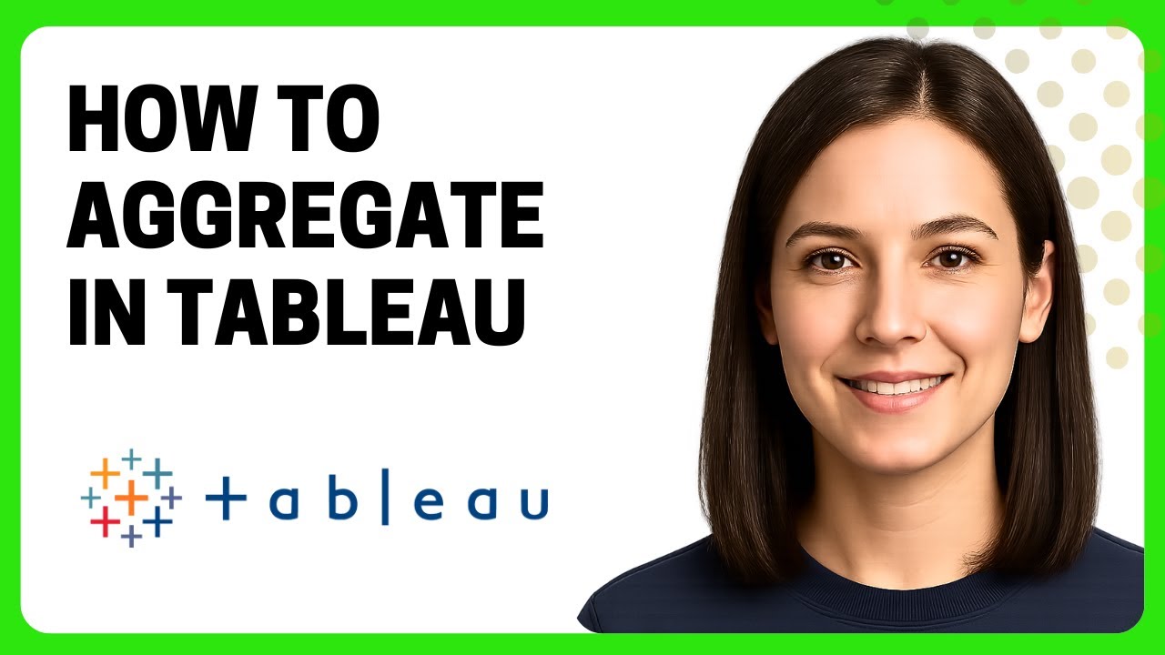 How to Aggregate in Tableau - YouTube