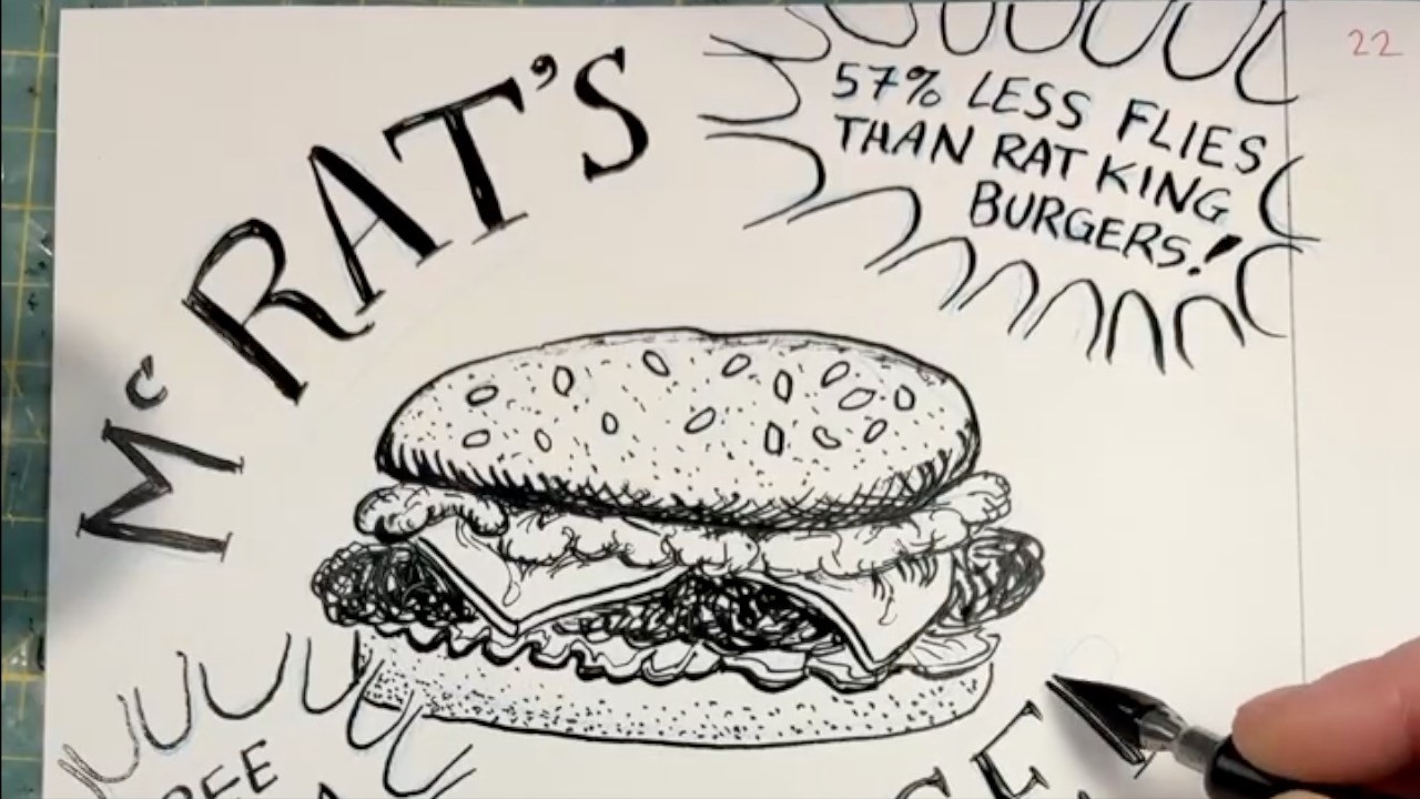 Draw With Me: Some More Ratsville Business Ads - Pen and Ink Cartooning ...
