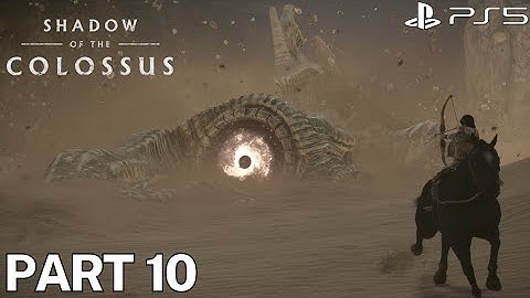 Shadow Of The Colossus (PS5) 4K HDR - Gameplay Part 10 - Dirge - 10th Colossus Boss Fight