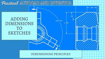 Adding Dimensions to Sketches in Autodesk Inventor