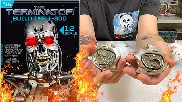 Build The Terminator T-800 Issue 15 - Assembling The Left Head And Fifth Finger ( Speed Build )