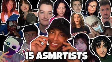 ASMR 15 ASMRTISTS Give You The BEST Tingles