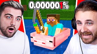 Moment *0.00001%* IMPOSIBIL in Minecraft!