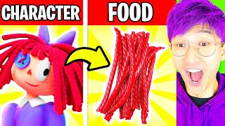 AMAZING DIGITAL CIRCUS And Their Favorite FOODS!? (All Characters Biggest FEARS!)