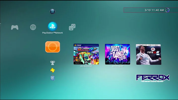PS3 Softmod OFW 4.82 to backup PS3, PS2, PSX, PSP games to hard drive
