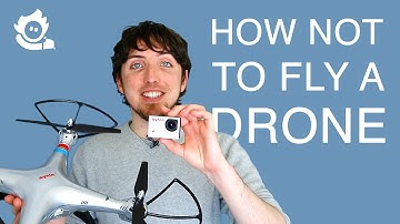 How not to fly a Syma X8G drone - a milestone birthday