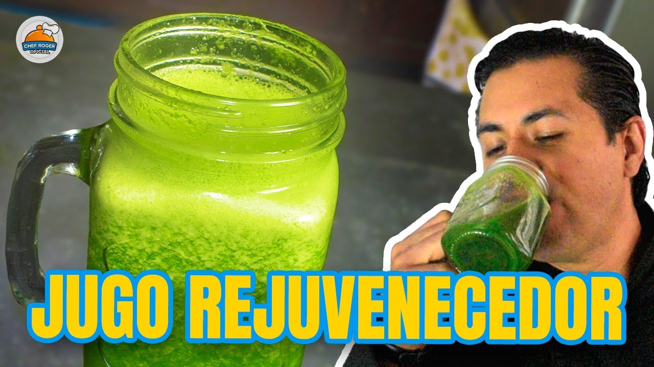 Con este jugo bajas la panza porque la bajas, licuado de aloe vera, jugo de aloe vera | Chef Roger Oficial