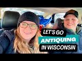 Lets go antiquing in wisconsin thrift with me finding vintage treasures to resell on ebay