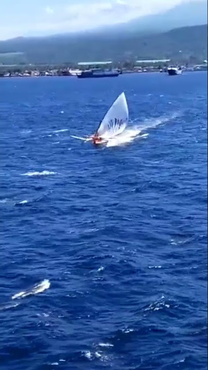 seruuu⛵,full speed lomba perahu layar,Ketapang gilimanuk