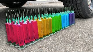 Experiment Car Vs Orbeez, Coca Cola, Fanta, Mirinda Mentos Crushing Crunchy Soft Things By Car