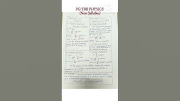 PG TRB PHYSICS 2025 | Classical Mechanics [New Syllabus] #pgtrbphysics #trbphysics #physics