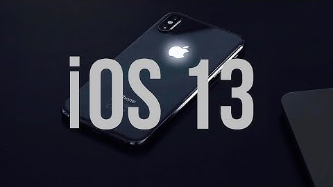 iOS 13 Video