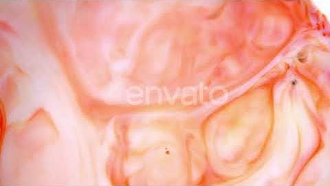 Ink in Water, Red and Orange Ink Reacting in Water Creating Abstract Background | Stock Footage ...