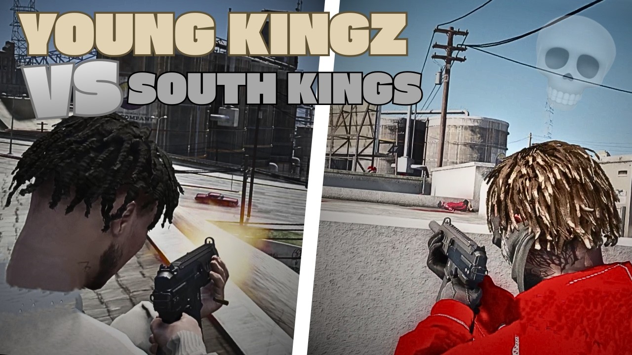 YOUNG KINGZ vs SOUTH KINGS | GRAFFITI DE GUERRA | DovuXLife