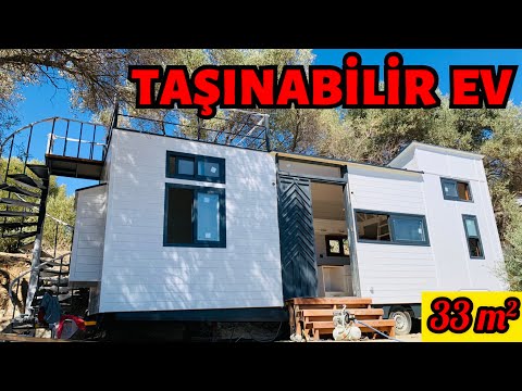 LÜKS KARAVAN MOBİL Ev Turu ve Maliyeti | MİNİMALİST 35 m² (YAKO TINY HOUSE)