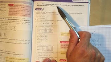 13  Random Variables and Probability Distributions Chapter 6 Section 1 Edexcel Applied AS Level Math