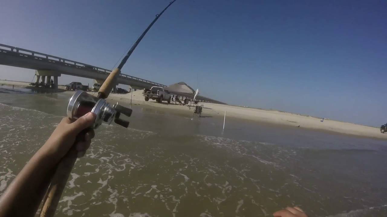 st louis pass fishing trip - YouTube