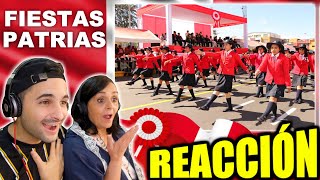 🇵🇪DESFILE MILITAR Y ESCOLAR FIESTAS PATRIAS PERÚ 🇵🇪 (vídeo reacción)