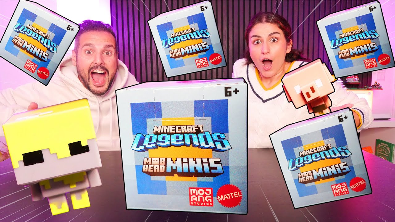10 MINECRAFT MYSTERY BOXEN IN REAL LIFE ÖFFNEN mit Kaan & Dania! - YouTube