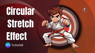 Circular Stretch Effect – Easy Canva Tutorial!