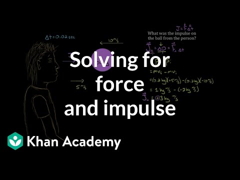   Impulse And Momentum Dodgeball Example Physics Khan Academy