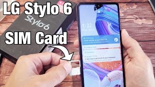 LG Stylo 6: How to Insert SIM Card Properly & Double Check screenshot 4