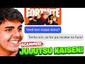 TROLLEI UM SCAMMER DA LOJA DE JUJUTSU KAIZEN…