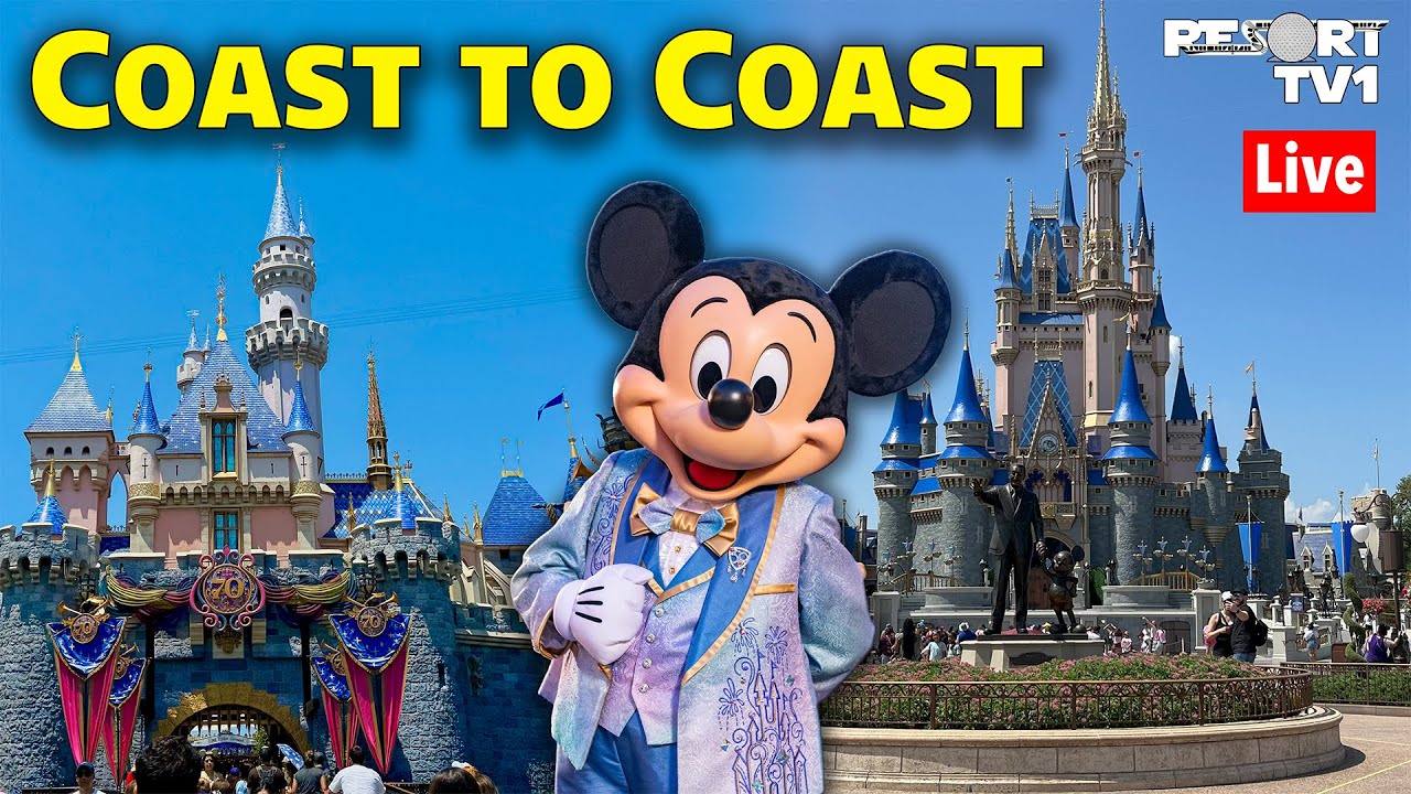 🔴Live: Starlight Premieres & Coast To Coast Walt Disney World & Disneyland Live Stream - 7-18-25