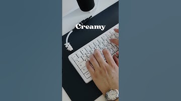 Thumbnail of CREAMY or CLACKY Keyboard? #mechanicalkeyboards #customkeyboards #keyboard