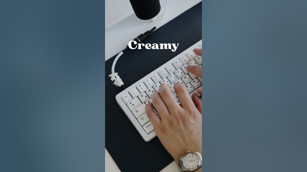 CREAMY or CLACKY Keyboard? #mechanicalkeyboards #customkeyboards #keyboard