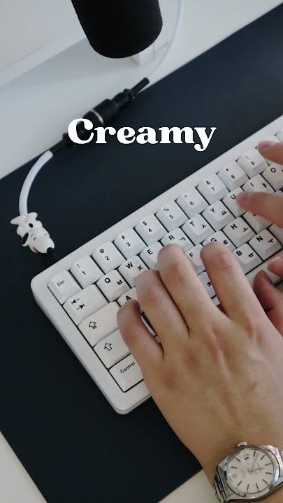 CREAMY or CLACKY Keyboard? #mechanicalkeyboards #customkeyboards #keyboard