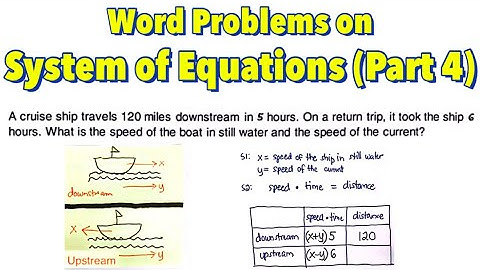System of Equations: Word Problems (Part 4)