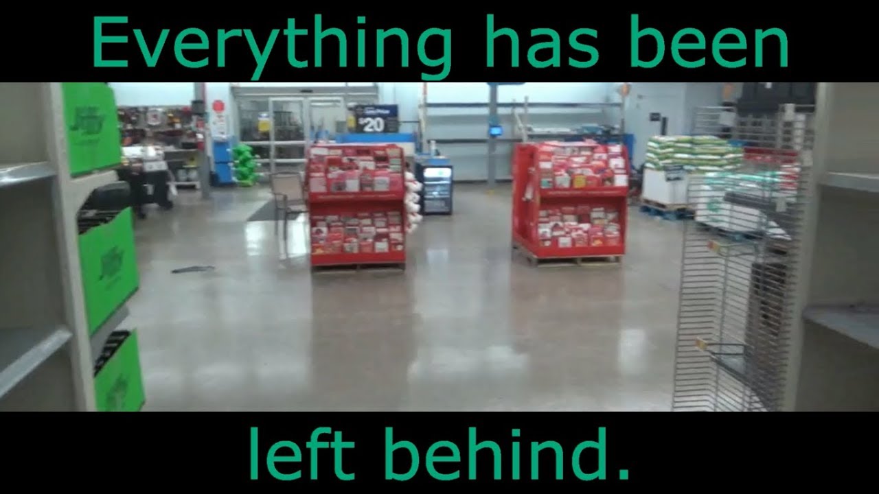 Abandoned Walmart with Power and Everything Left Behind