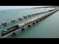 WORLD&#39;S MOST DANGEROUS BRIDGE, PAMBAN BRIDGE | LUXURY TRAIN ON WORLDS MOST DANGEROUS RAILWAY BRIDGE