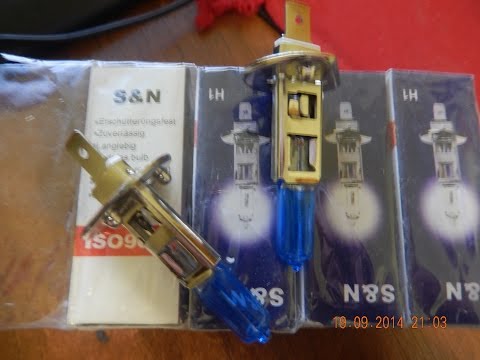 автомобильные лампы 12V 55W H1 10шт за$5.94