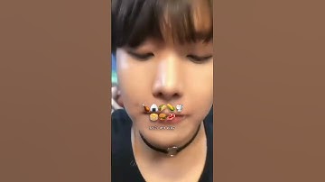 BTS emoji eating asmr🥗🍳#jin #namjoon #suga #Jk #v #jhope #jimin #yt_shorts