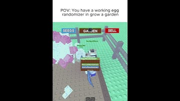 Egg Randomizer Script In Grow a Garden  #roblox #growagarden #fyp #foryou #viral