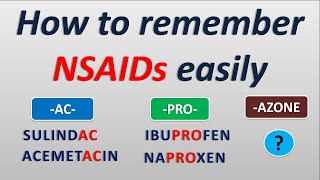 How to remember NSAIDs in easy way