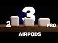 Apple AirPods 3. Сравнение AirPods 3 vs Pro vs AirPods 2