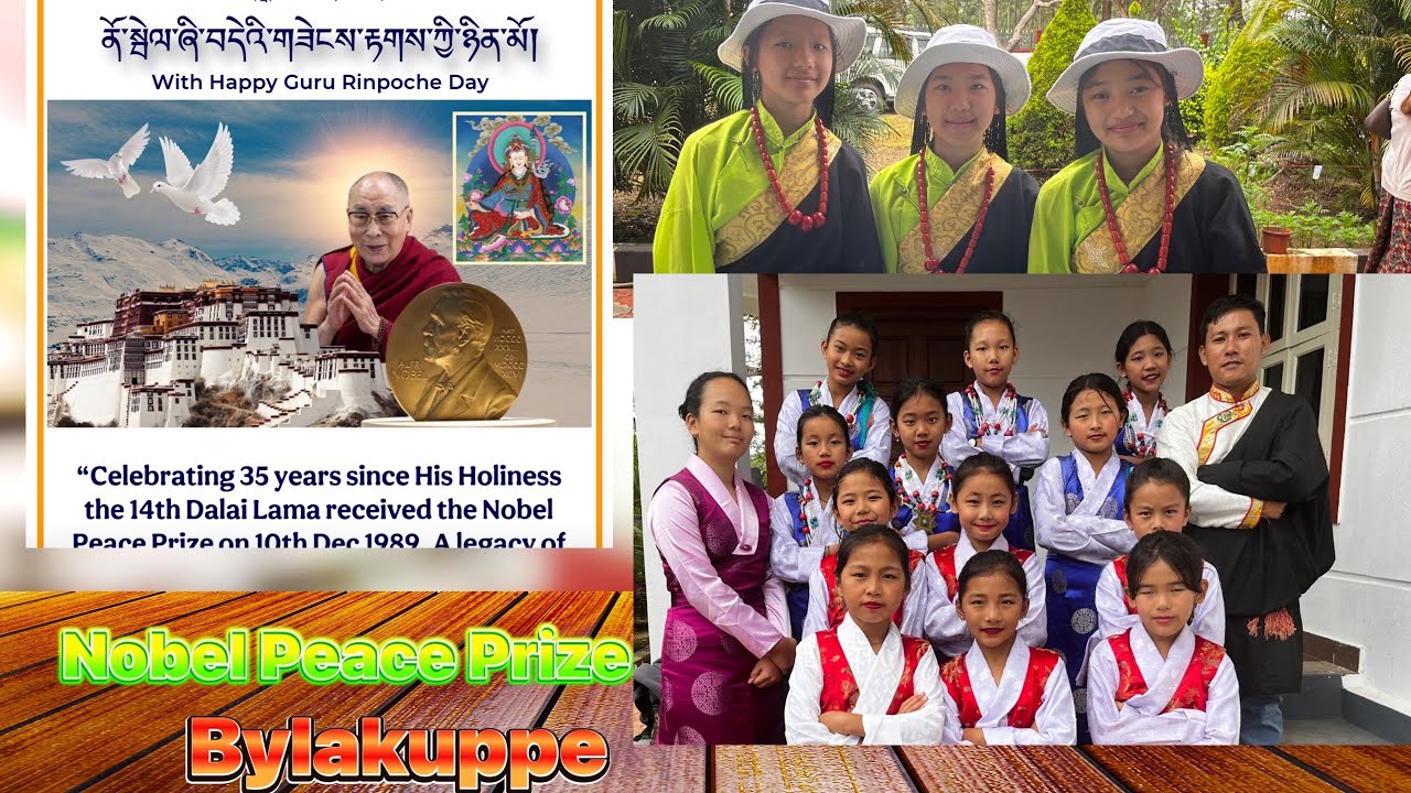 35th Nobel Peace Prize Celebration Bylakuppe held 10th Dec 24 with lot of happy with smooth@🙏