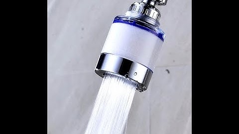 Đầu Lọc Nước Tăng Áp Xoay 360 độ, Đầu Vòi Lọc Nước Kèm Lõi Lọc Lọc Bông micron cao cấp