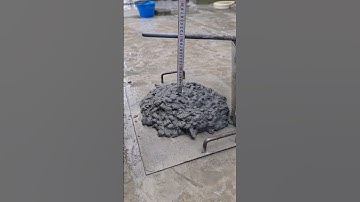 Concrete Slump Testing 20mm #youtubeshorts #concrete #shorts #buildingstructure #satisfying