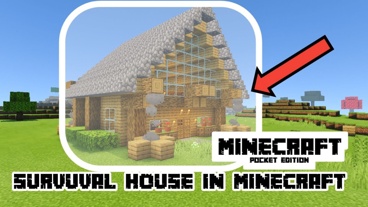 How to BUILD a Simple Modern disign Survival house in | Minecraft ...