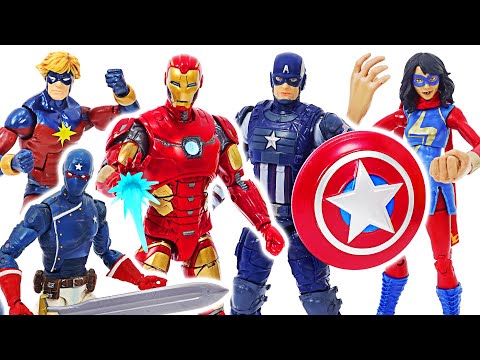 Marvel Legends Gameverse Iron <strong>Man</strong>, <strong>Ms</strong>. Marvel, Mar-vell! Defeat Abomination! | DuDuPopTOY