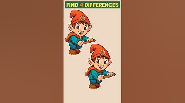 Only 2% of People Can Find All Differences in 10 Seconds!