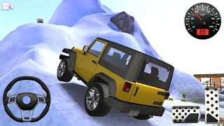 Extreme SUV Driving Simulator 2021 - Snow Offroad Mountain 4x4 Jeep Hill Drive - Android GamePlay screenshot 1