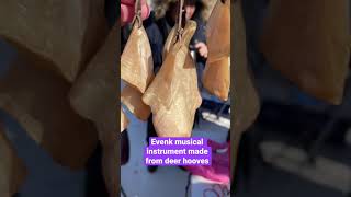 Evenk Musical Instrument Made From Deer Hooves